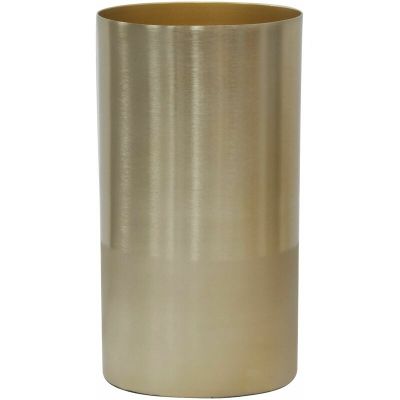 Vase cyclindrique métal doré (Grand modèle)
