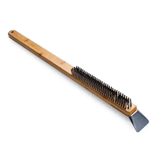 L’allié de vos extérieurs:Brosse métallique en acier inoxydable Ooni - 60 cm