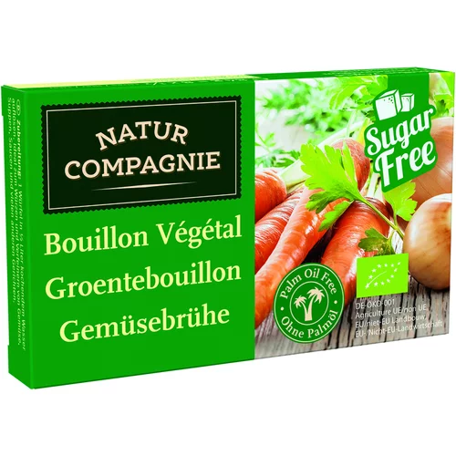 Extérieur sélection：Bouillon végétal clair bio x 8 cubes en boîte de 84 g