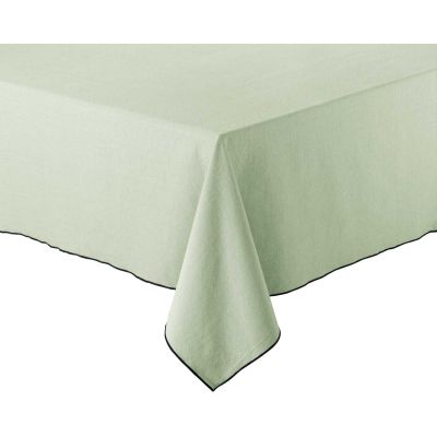 Nappe en coton recyclé Grace 170 x 300 cm (Céladon)