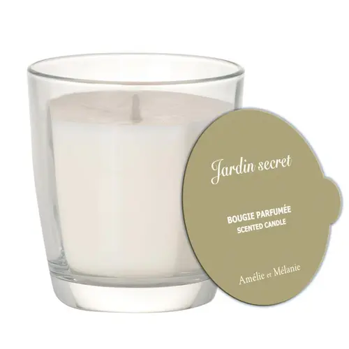 Accessoire pour le jardin：Bougie parfumée senteur jardin secret Amélie et Mélanie Lothantique - 200 g
