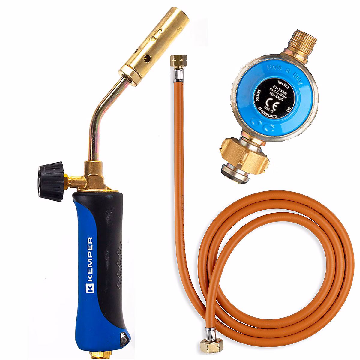 Chalumeau de soudure + Détendeur Propane + Tuyau gaz 1.5 m KEMPER – Réf. FUUKVVFQJ8515932167