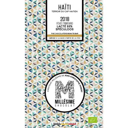 Jardin pratique:Tablette de chocolat d’Haïti au lait et spéculos 75 g