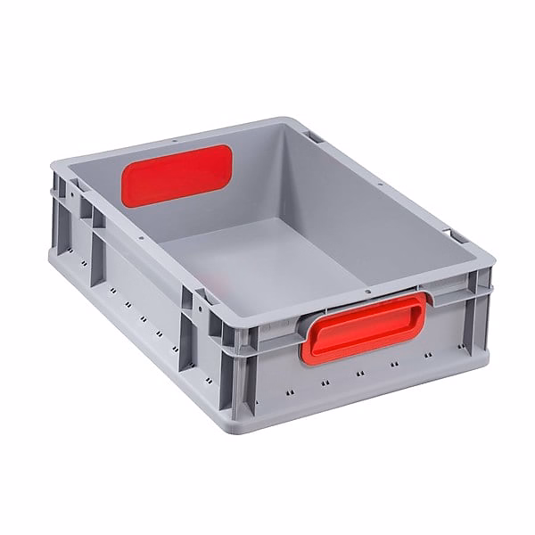 Bac Gerbable Norme Europe 412 EuroBox gris rouge Allit – Réf. NOFIJDRJD1157463267