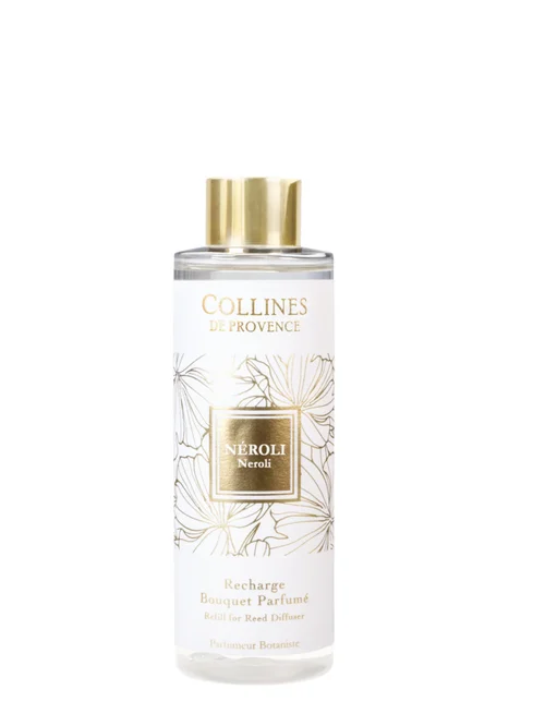 Jardin et loisirs:Recharge pour bouquet parfumé Collines de Provence Fleurs & Ecorces Néroli - 200 ml