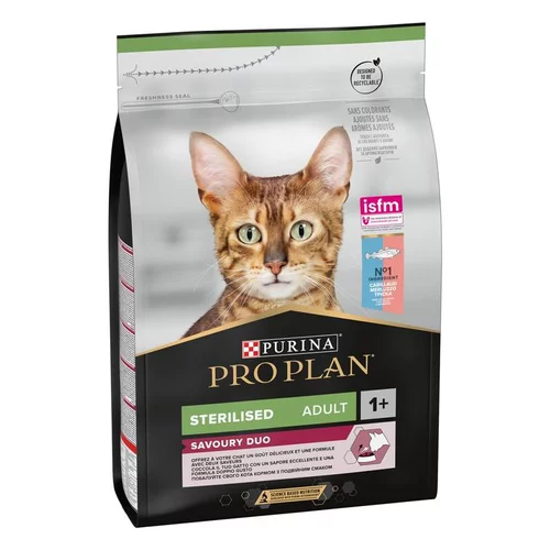 Loisirs jardin：Croquette pour chat adulte stérilisé au cabillaud Pro Plan - 3 kg
