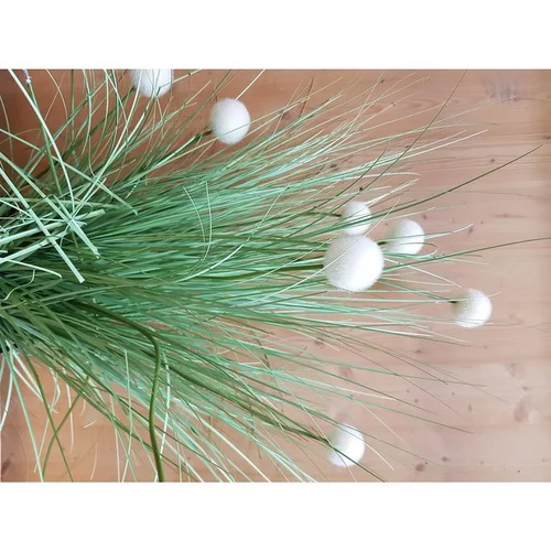 Jardin confort plus:Graminée artificielle 39 pompons Ø 27,5 x H 105 cm