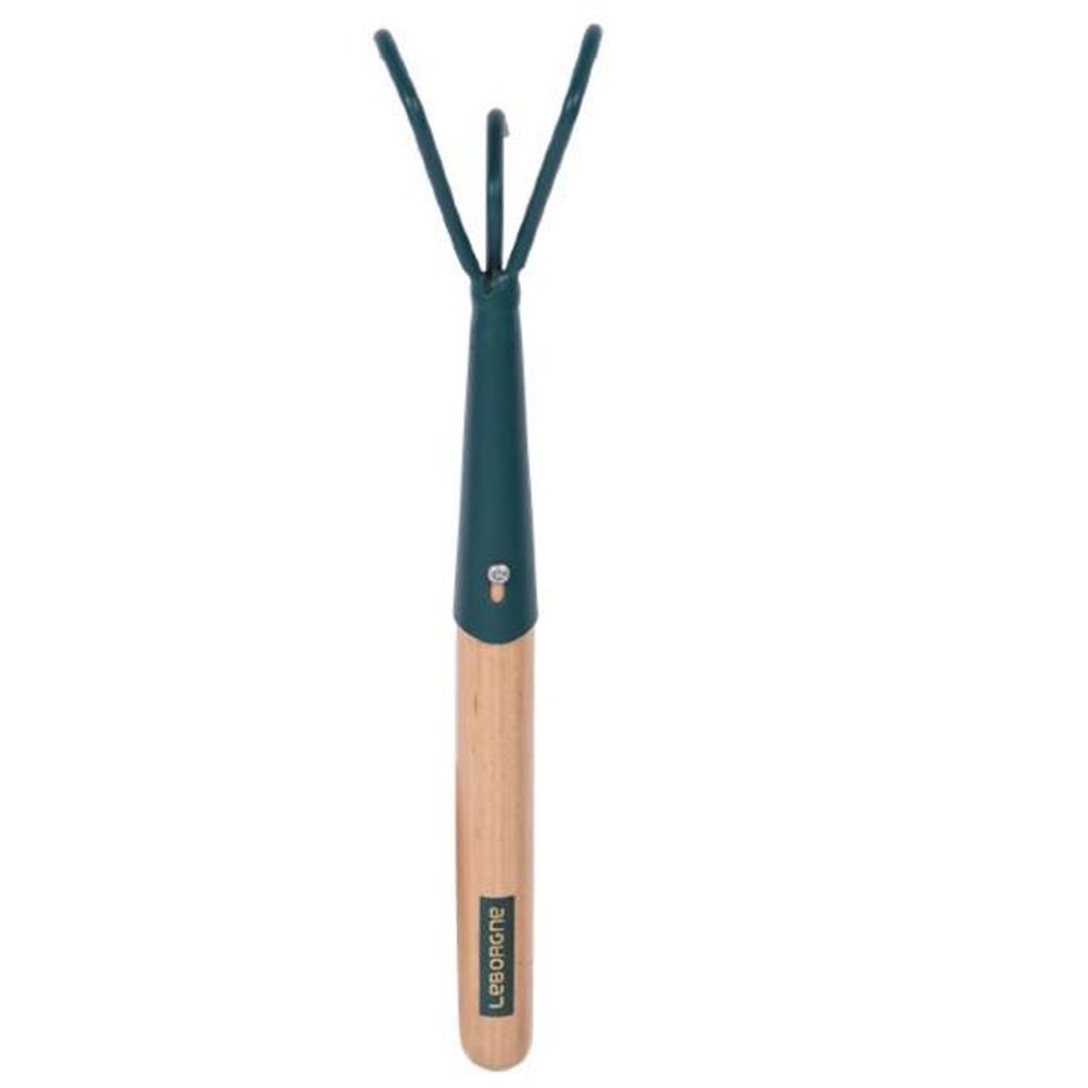 Leborgne Griffe 3 dents à main Duopro - manche bois certifié PEFC 100%