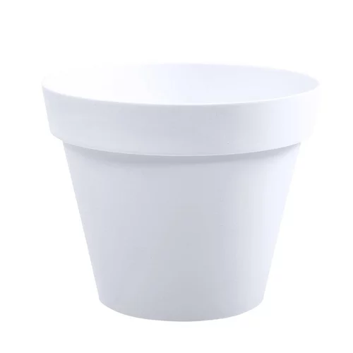 Jardin quotidien:Pot Toscane Blanc Ø.25 x H.20,6 cm