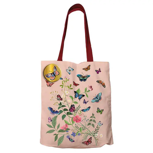 Pour compléter votre jardin：Sac tote bag Cartesdart Papillons - 34 x 42 cm