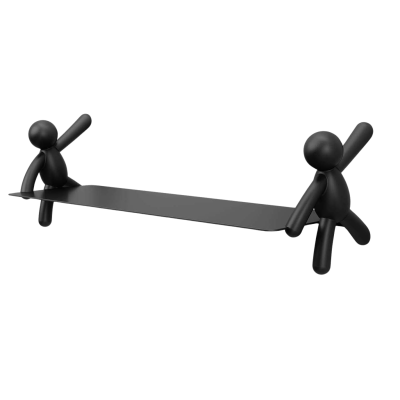 Etagère murale en métal Buddy (Noir)