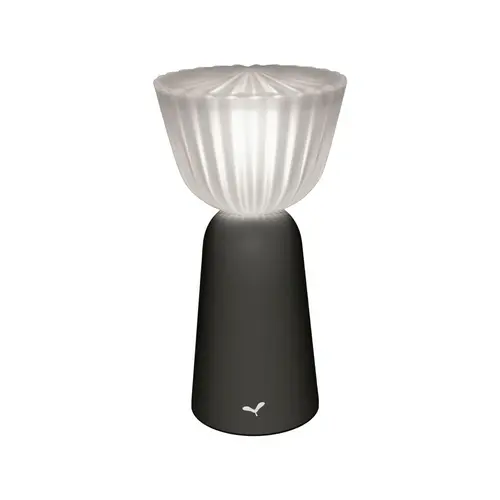 Sélection pratique：Lampe Swiing coloris noir carbone en aluminium Fermob - 22 cm