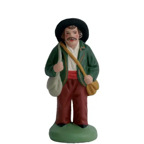 Facile extérieur:Personnage de crèche de Noël vagabond Santons Escoffier - 7 cm
