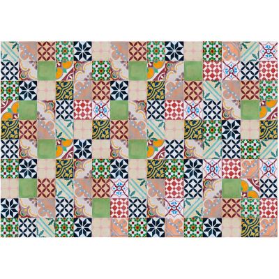 Tapis intérieur extérieur en vinyle mosaique (240 x 170 cm)