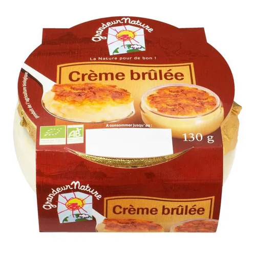 Moderne extérieur：Crème brûlée - 130 g
