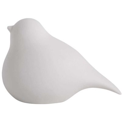 Statuette oiseau de profil lumineux Fat bird (15 x 9 x 10 cm)
