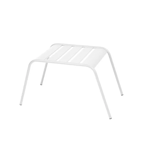 Pour embellir vos extérieurs：Repose-pieds Monceau coloris blanc coton Fermob - 41 cm