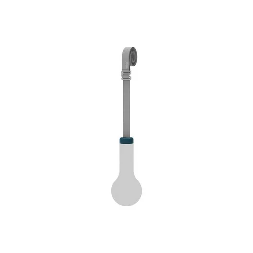 Pour tous jardins：Sangle de suspension en polyester avec culot bleu Acapulco pour lampe Fermob Aplo - Ø 5 x 100 cm