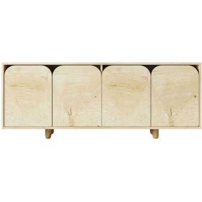 Buffet 4 portes en aggloméré Lazio Bohem (Chêne)