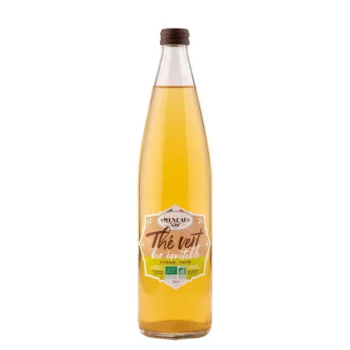 Malin pour le jardin:Thé vert bio équitable citron thym Maison Meneau - 75 cl