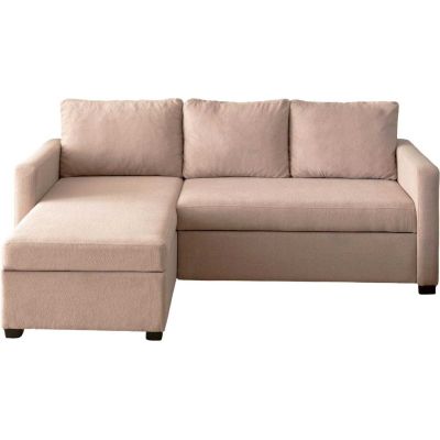 Canapé d'angle convertible avec rangement Kado (Taupe)