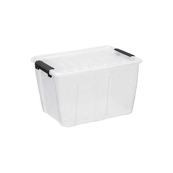 Boîte de rangement avec couvercle Home Box 15 litres – Naturel