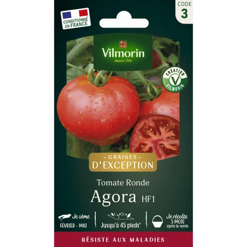 Le choix pour l’extérieur:Sachet de semences potagères graines de tomate Agora Graines d'Exception