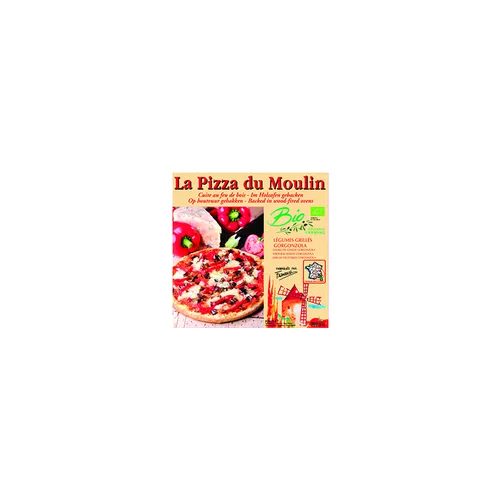 Pensé pour le jardin:Pizza légumes grillés gorgonzola bio surgelée La Pizza du Moulin - 380 g