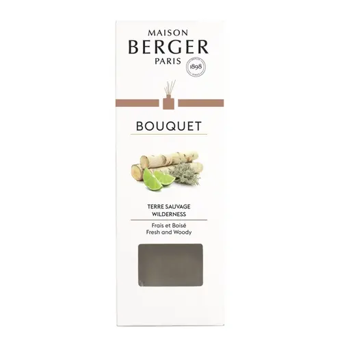 Une solution pratique pour le jardin：Bouquet parfumé Maison Berger parfum Terre sauvage - 100 ml