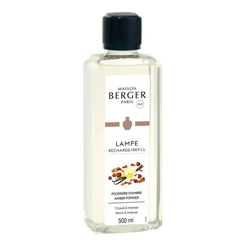 Idéal pour l’extérieur：Parfum Poussière d’ambre pour Lampe Berger 500 ml