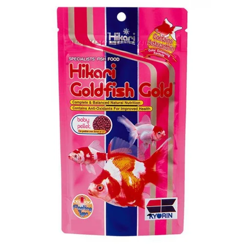 Bien au jardin：Nourriture à base d'or pour poissons d'aquarium bébé, HIKARI AQUARIUM Gold - 300g
