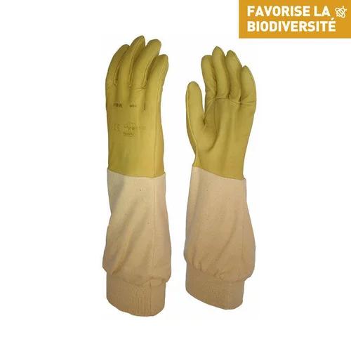 Jardin qualité:Gants en Vachette Hydrofuge taille 8