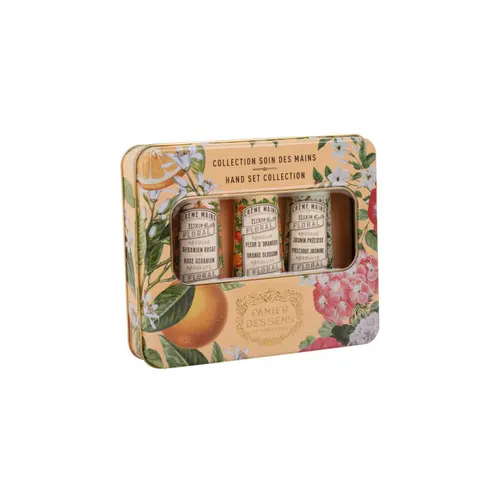 L’allié de vos extérieurs:Coffret 3 crèmes mains Les Absolues Fleur d'oranger, géranium, jasmin Panier des Sens - 3 x 30 ml
