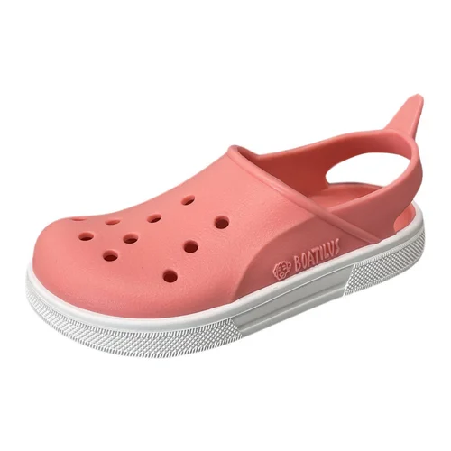 Espace vert moderne：Sabot de jardin pour enfant Cloggy Boatilus coloris rose
