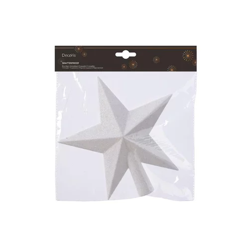 Jardin quotidien:Cime Étoile Plastique Pailletée 4,2x19x19 cm