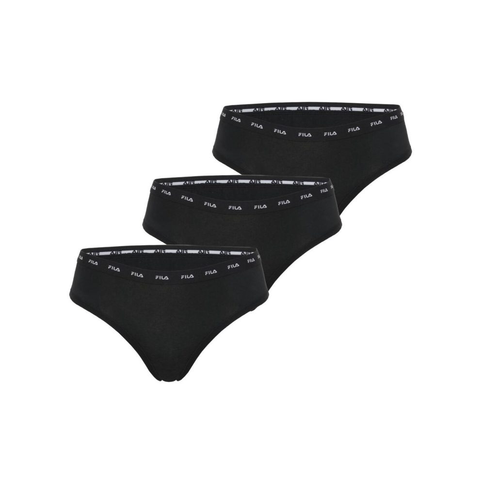 FILA Lot de 3 culottes femme Uni