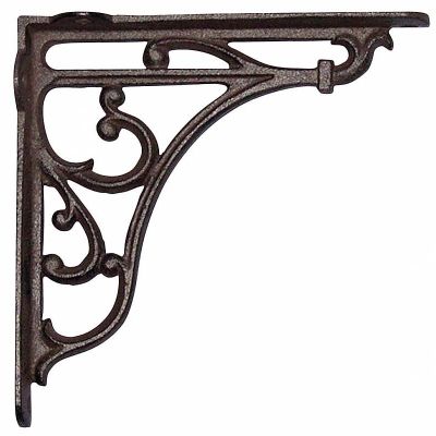Crédence à patère murale en fonte (24 cm)