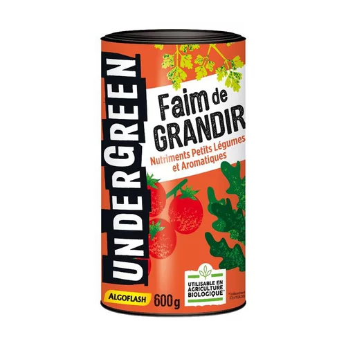 Tendance au jardin:Engrais faim de grandir pour légumes aromatiques en boite de 600 g