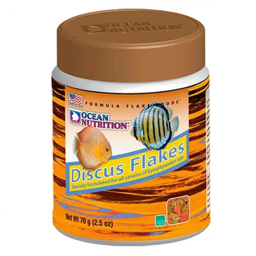Essentiel au jardin：Discus Flakes - OCEAN NUTRITION - 70g