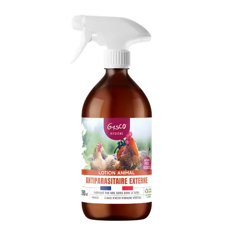Le compagnon du jardin:Lotion antiparasitaire externe pour poules Gasco - 280 ml