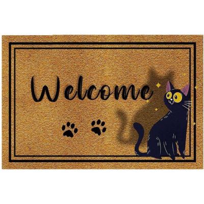 Paillasson en PVC 40 x 60 cm Door (Chat confus)