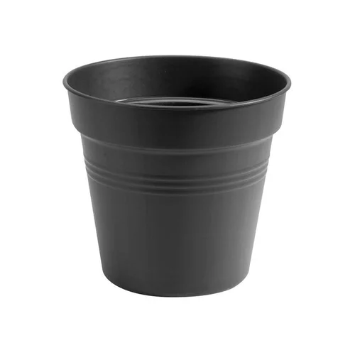 Déco jardin：Pot 17cm Green Basics Elho noir