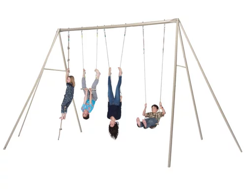 Malin pour le jardin:Portique en métal Baxter Trigano - 3,50 m