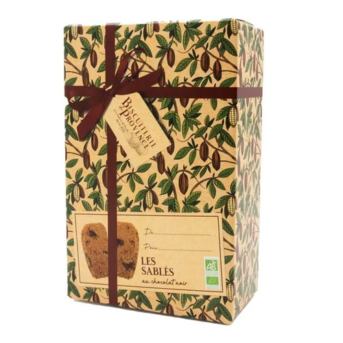 Bien pensé extérieur：Sablés bio chocolat Biscuiterie de Provence - 80 g