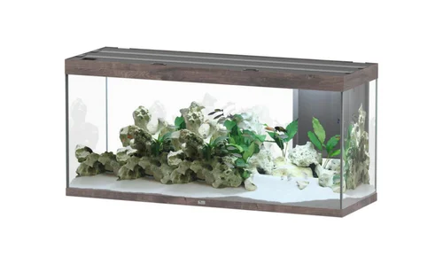 Choix jardin：Aquarium coloris chêne foncé Aquatlantis Sublime Ultra LED 2.0 419 L - 150 x 50 x 70 cm