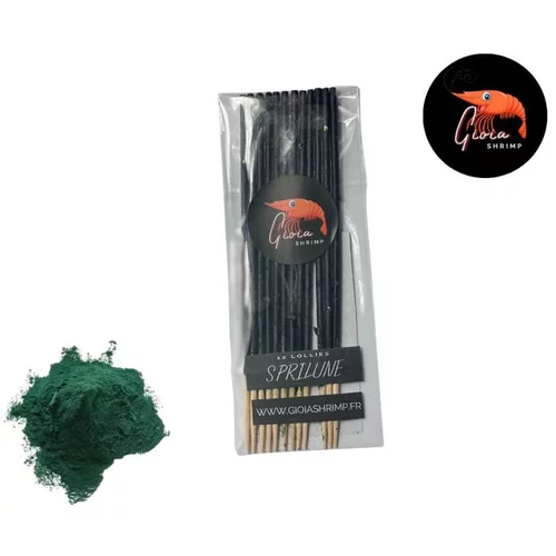Ambiance jardin：Lollies à la spiruline bio pour les crevettes d'aquarium Gioiashrimp – sachet de 12