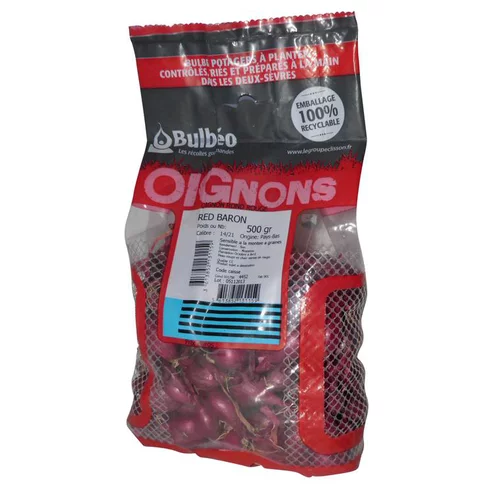 Espace vert moderne:Bulbes d’oignons rouge red baron 500 g
