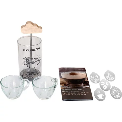 Pour profiter du jardin：Kit barrista coloris marron en bois - 28 x 23 x 7,7 cm