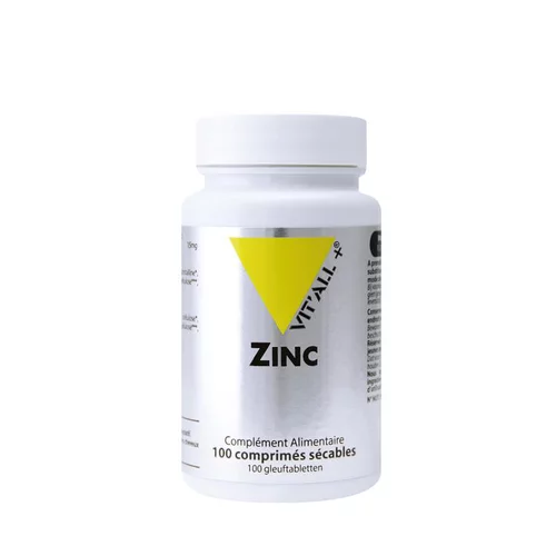 Accessoire extérieur：Zinc bisglycinate vit’all + en format de 100 comprimés