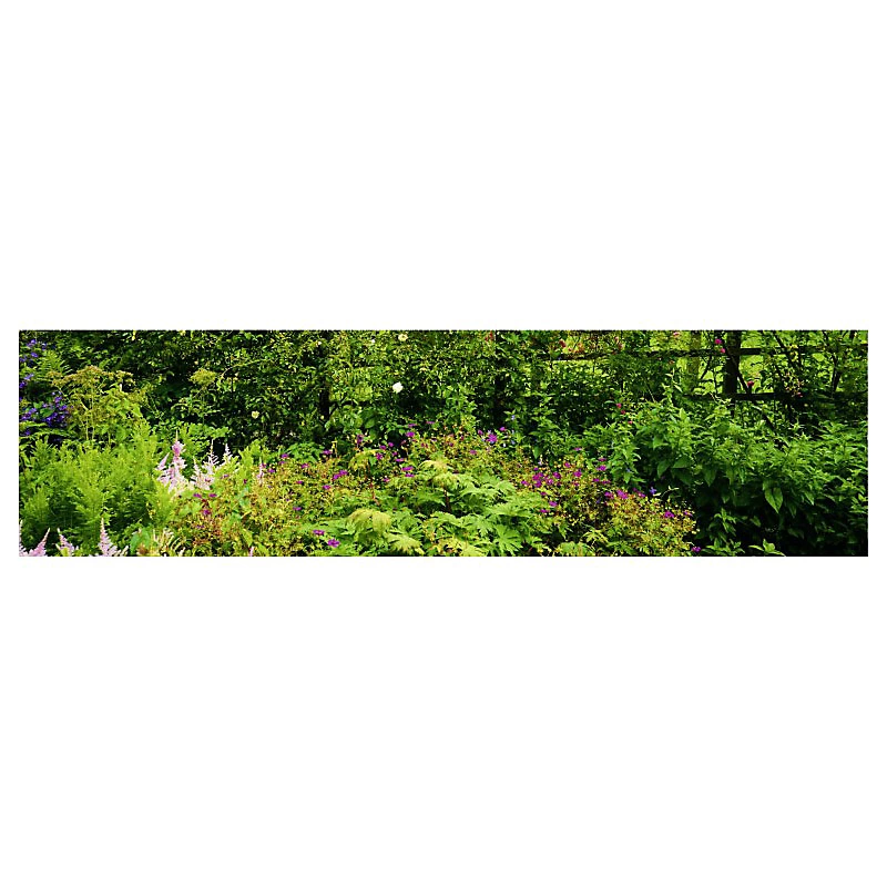 Brise vue nature JARDIN VIOLET | H.0.8 x L.3 m – 100% occultant – Made in France par Scenolia + kit de fixation offert